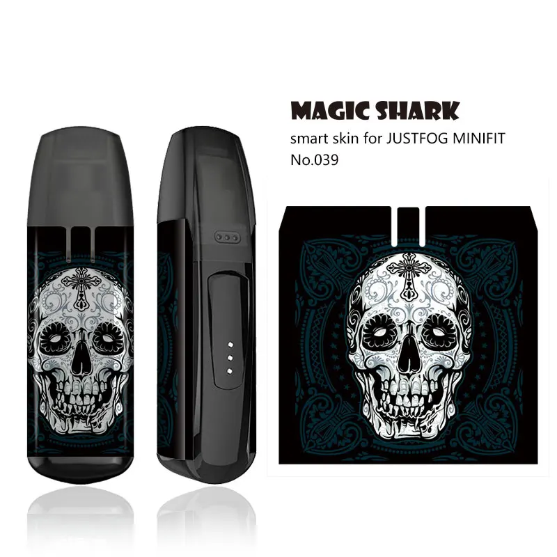 Чехол-накладка Magic Shark ультратонкий с рисунком черепа Джокера для JUSTFOG MINIFIT |