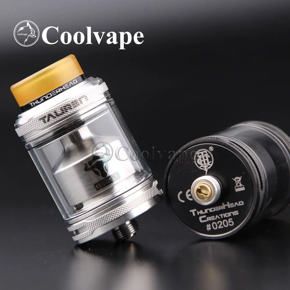 Coolvape 100% оригинальный Tauren Rta атомайзер емкостью 2 мл/4 5 мл MTL rta бак с 810 PEI Single/ Dual Vape vs