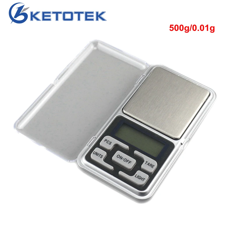 Компактные Весы Ketotek 200 г 500 Точность 0 01 электронные цифровые точные ювелирные