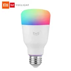 Умная Светодиодная лампа Xiaomi Yeelight 1S, яркая, 800 лм, 8,5 Вт, E27, лимонная умная лампа для приложения Mi Home, белыйRGB вариант