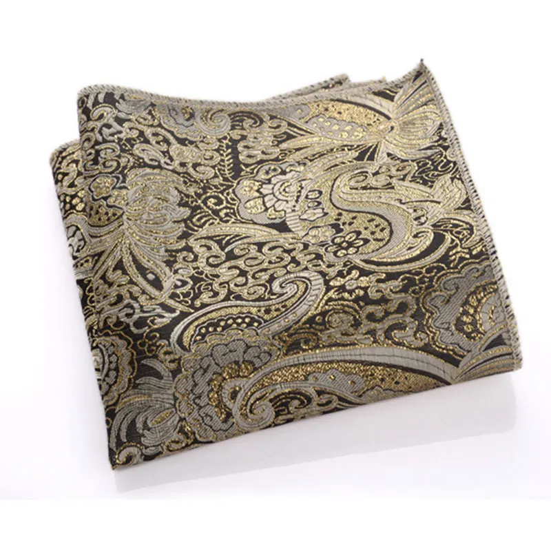 Мужской носовой платок винтажный британский дизайн с цветочным принтом