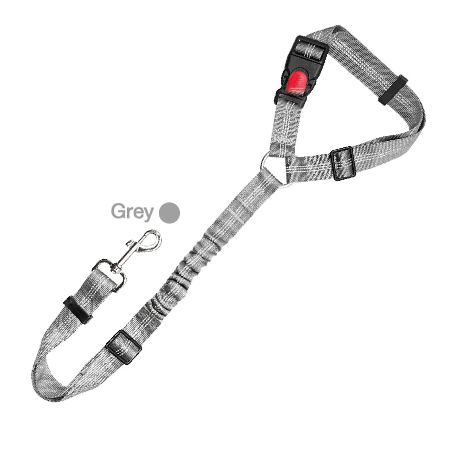 

Pet Dog Cat Car Seat Belt For Accessories Goods Animals Adjustable Harness Lead Leash Small Medium Travel Clip French Bulldog