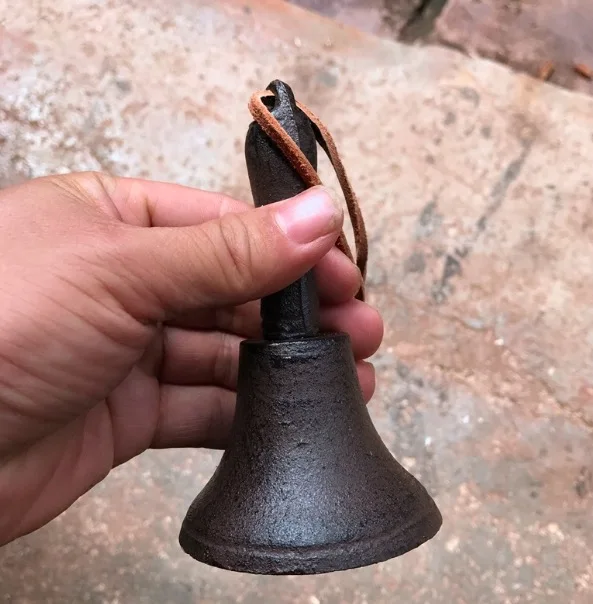 12x7 см винтажные железные ручные колокольчики украшения|Статуэтки и миниатюры| |