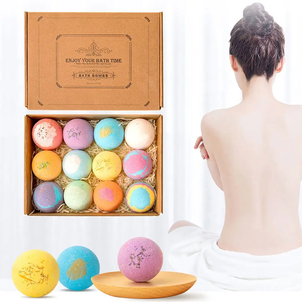 

Organic Aromatherapy Relaxation Body Cleaner Explosion Bubble Sea Salt Ball Bath Bombs Ball Body Essential Oil