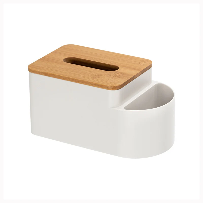 

Multi function Desk organizer storage bin Tissue Box Cover Facial Tissue Holder Dispenser for Dining Room Home Decor Control Box