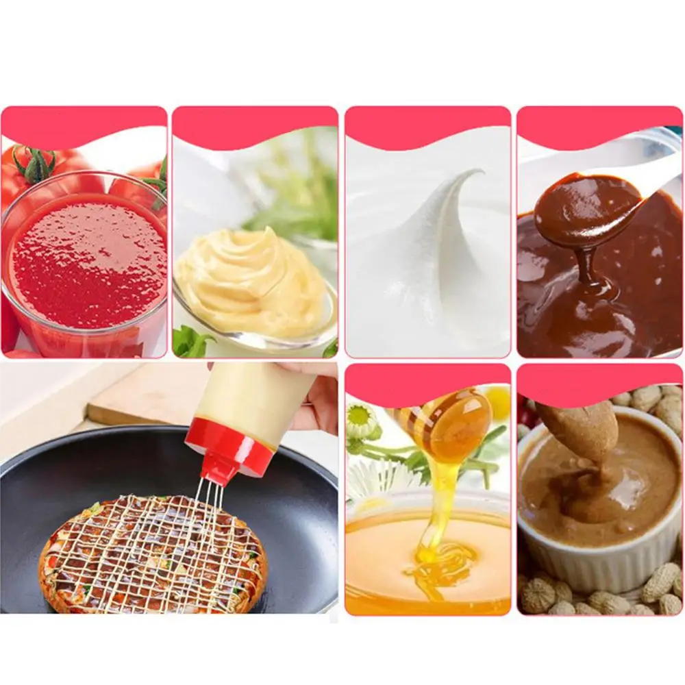 Четырехотверстная бутылка для томатного соуса салата Герметичная Бутылка