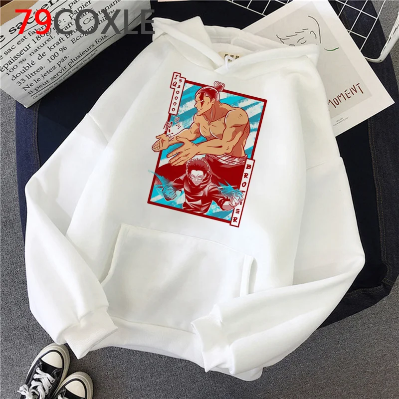 

Jujutsu Kaisen Yuji Itadori Gojo Satoru hoodies male Korea grunge harajuku anime male sweatshirts pullover Korea printed