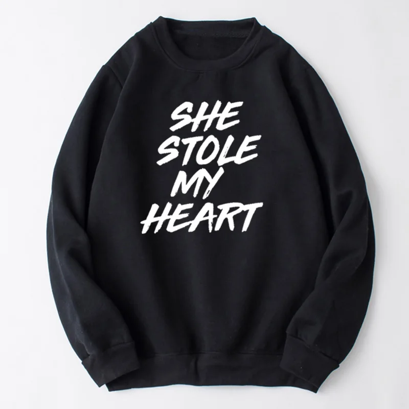 Женский свитшот с надписью Besikom She длинным рукавом и My Heart осенняя уличная одежда