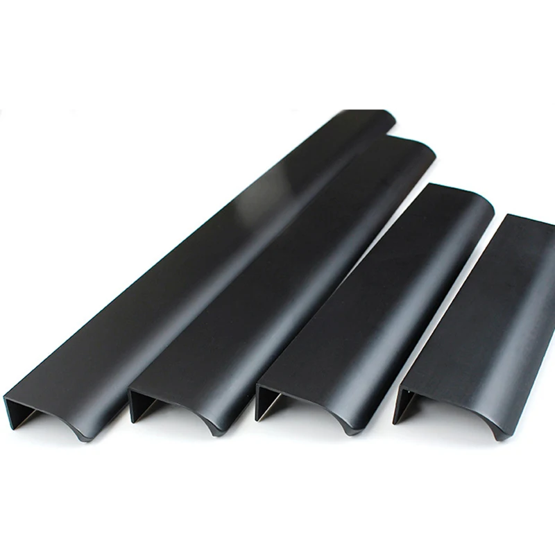 Скрытые ручки для шкафов из алюминиевого сплава кухонного шкафа Мебельная ручка