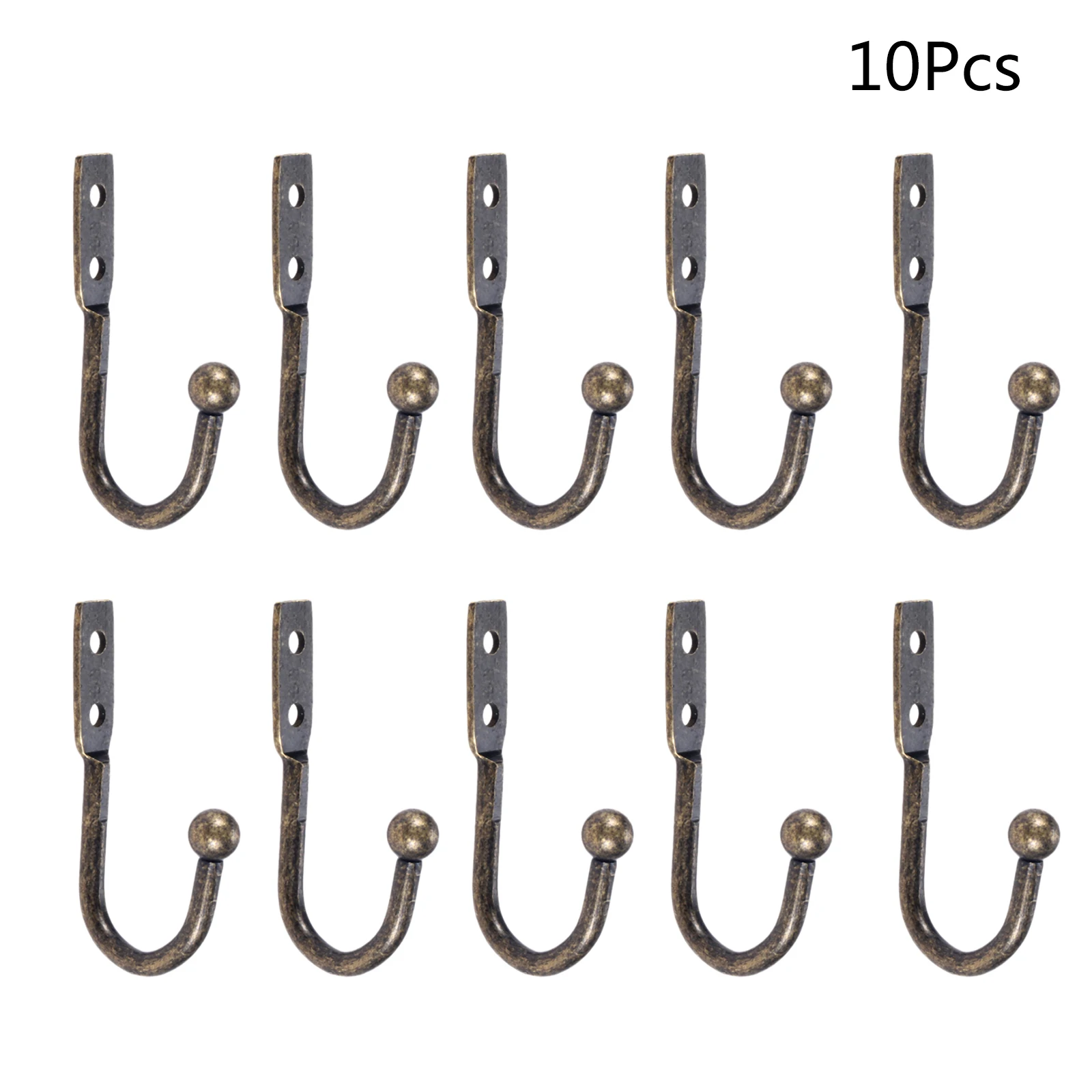 

Винтажные бронзовые крючки 10 шт