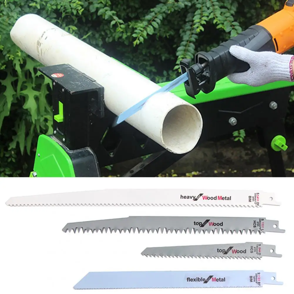 

7Pcs Household Reciprocating Saw Blade Sharp Different Specifications Multi-purpose Jigsaw Blade Handsaw for Metal Cutting