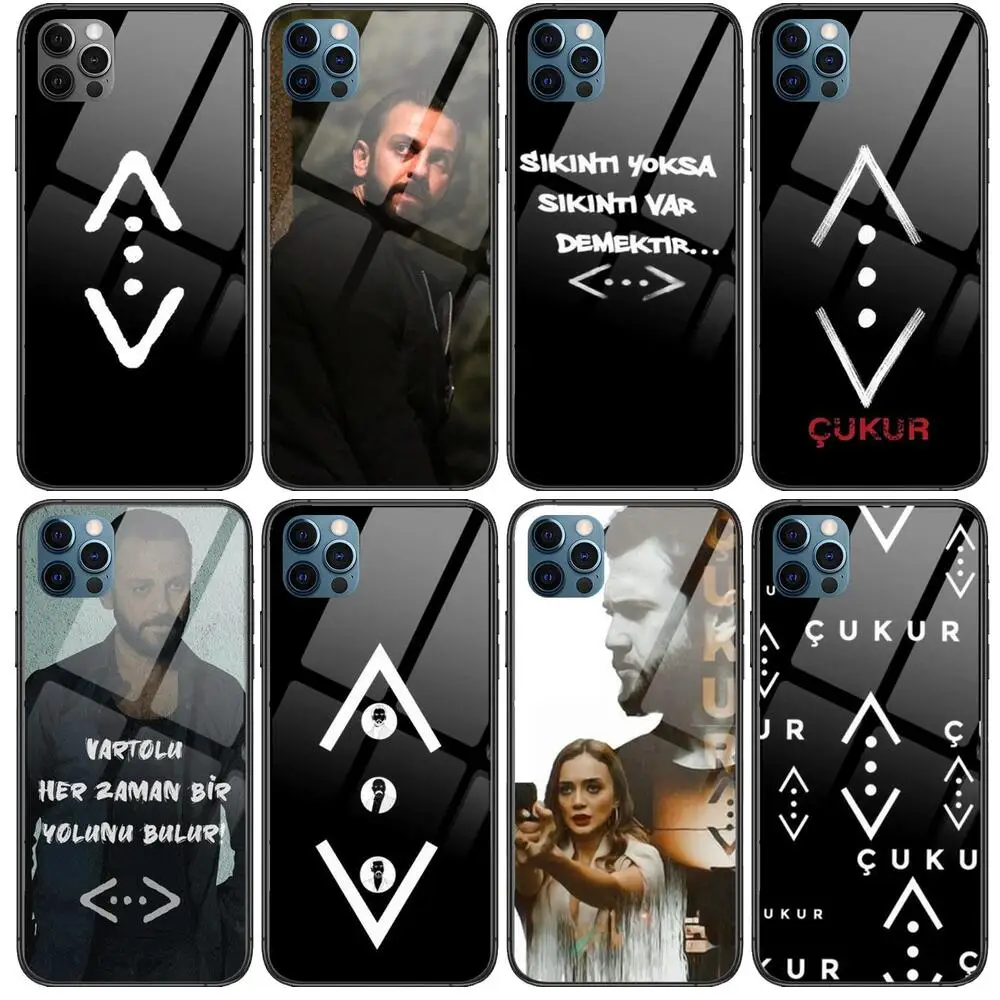 

Turkish TV Series Cukur Anime Phone Case cover For iphone 12 Pro Max 11 8 7 6 S XR PLUS X XS SE 2020 mini black cell shell