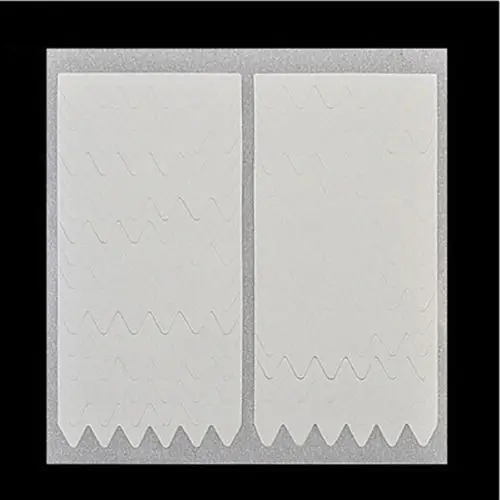 1 Sheet Women DIY Wave Edge Nails Stickers Tips Guide French Manicure Nail Art Decals Form Fringe Guides Styling Beauty Tools | Красота и