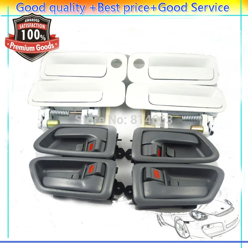 Новинка набор ручек наружной и внутренней двери 69206AA010 69206 AA010 для Toyota Camry 1997 1998 1999