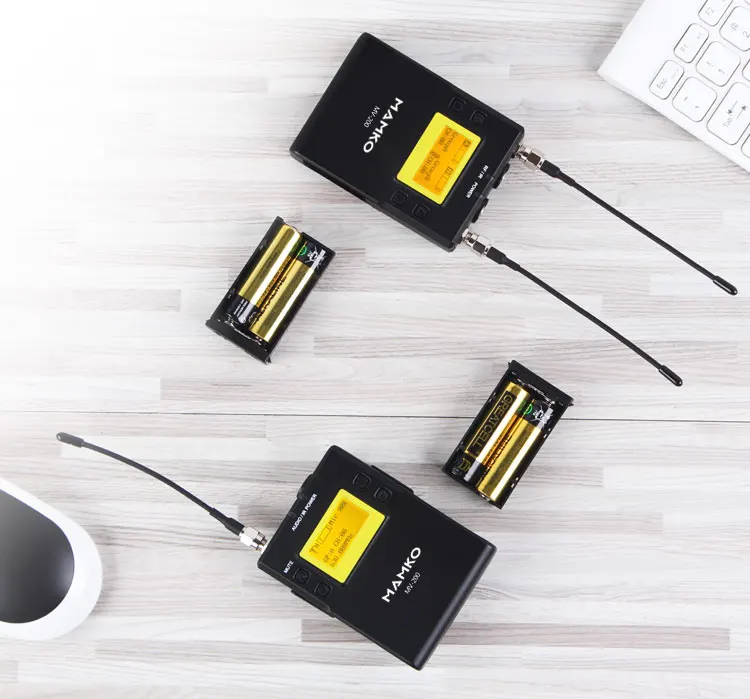 MAMKOMV-200 UHF беспроводной микрофон система для камеры iphone Смартфон интервью видео петличный нагрудный микрофон для Canon Nikon DSLR