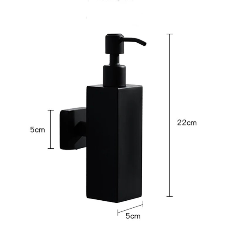 Настенный дозатор жидкого мыла ROVATE 500 мл из нержавеющей стали ручной диспенсер