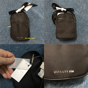 alyx vertical camera bag men women high quality 1017 alyx 9sm vertical backpacks front logo plaque adjustable rollercoaster bags free global shipping