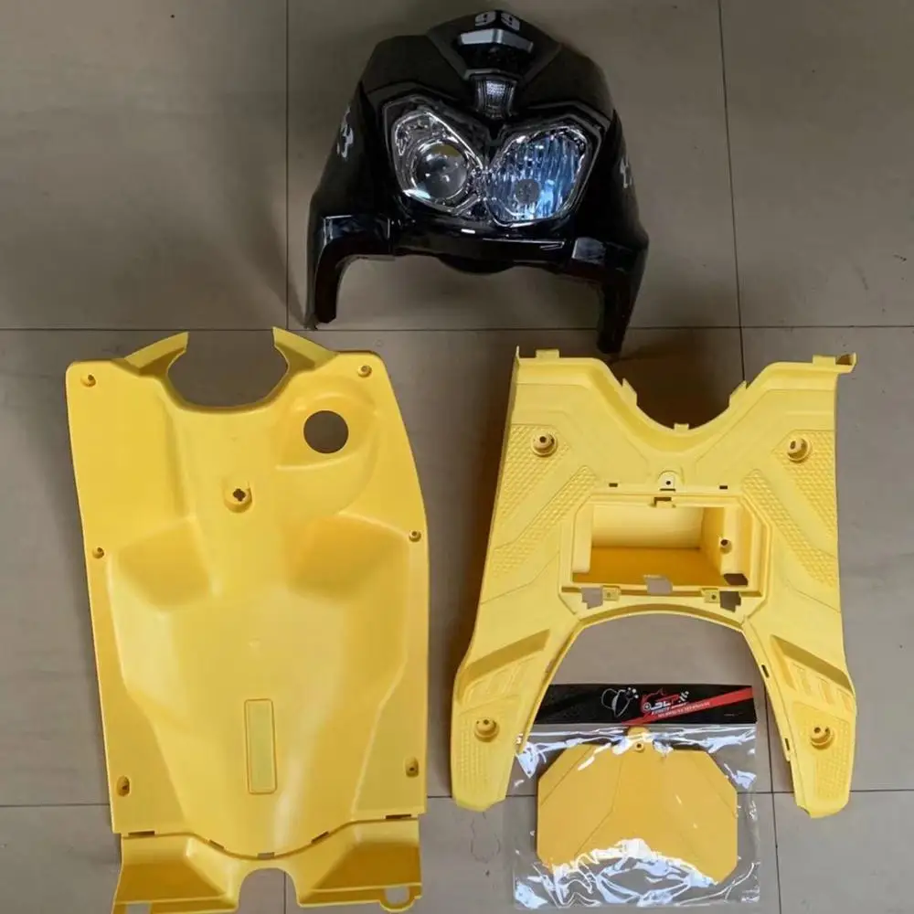 Body kit and LED Комплект кузова для Bws125 светодиодный передний светильник, внутренняя панель обтекателя, комплекты гоночных тюнинговых деталей - Цвет: Body kit and LED