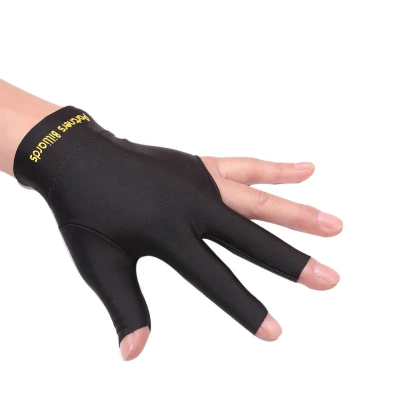 High Quality Blue Anti-slip Snooker Billiard Cue Glove Left Hand Three Finger Accessory for Unisex Women and Men | Спорт и