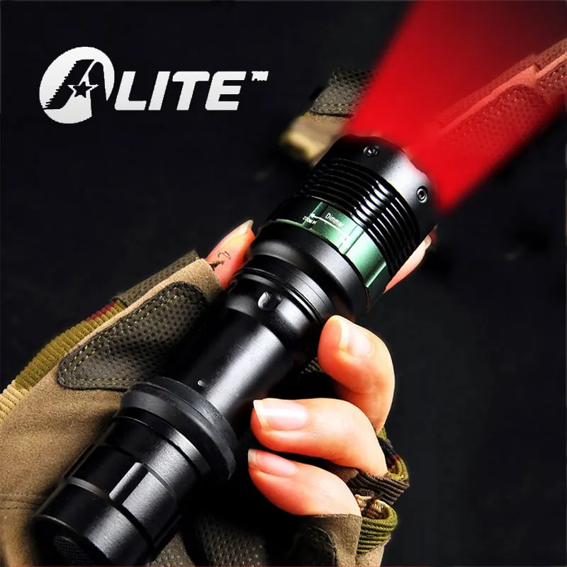 

Red Hunting Light LED Flashlight Night Vision 625NM Waterproof Red Torch Best for Astronomy, Aviation, Night Observation,etc