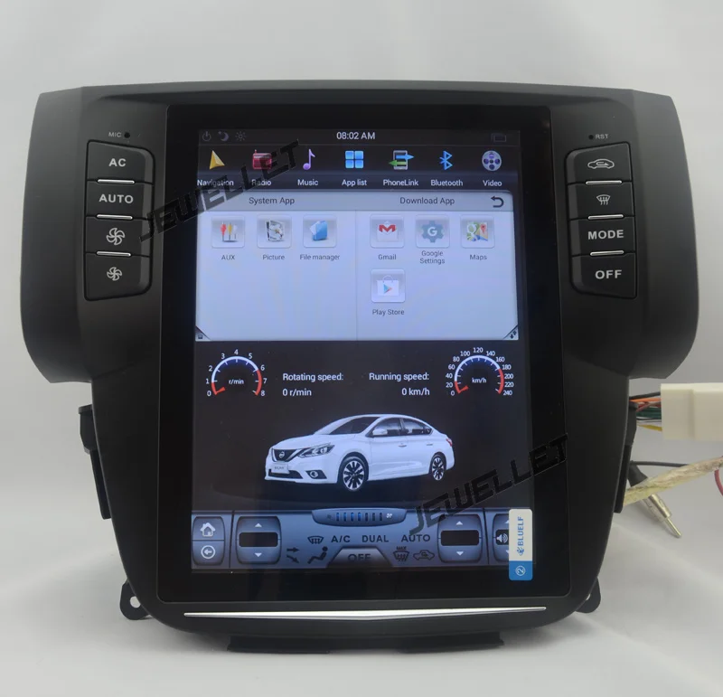 10 4 &quottesla style вертикальный экран android 9 0 шестиядерный автомобильный GPS