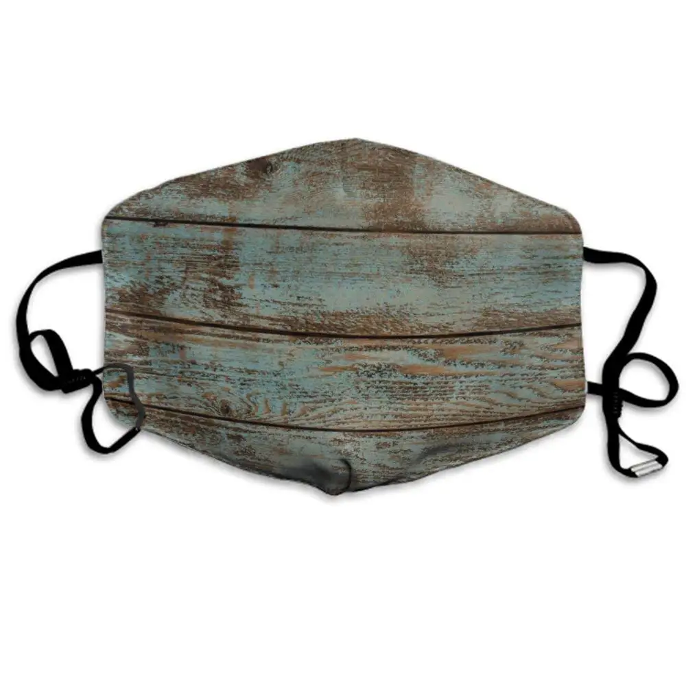 

Men Women Boys Girls Fashion Breathable Mouth Mask with Adjustable Ear Loops, Dustproof Half Face Mouth Mask (Rustic