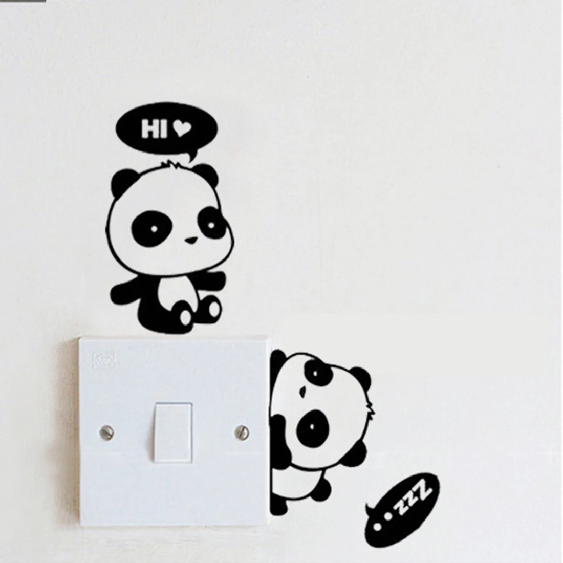 

Cute Animal Cover New Cartoon Room Decor Wall Silicone On-off Switch Luminous Light Switch Outlet Wall Sticker Protective Cover