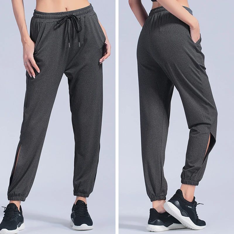 Спортивные штаны спортивная одежда женские свободные быстросохнущие Тонкие для