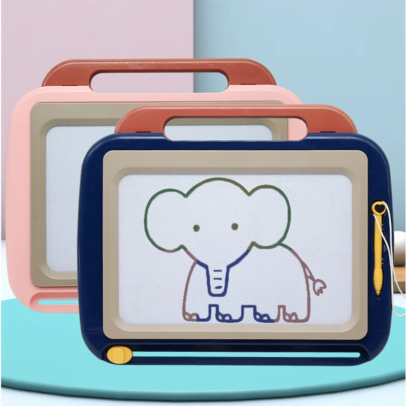Children Rewritable Magnetic Drawing Board Toy Baby Enlightenment Puzzle Color Graffiti Board Large Writing Board  Festival Gift