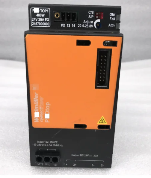 24V20A рельсовый источник питания 480 Вт 24В 20A EX 2467000000 полный тест
