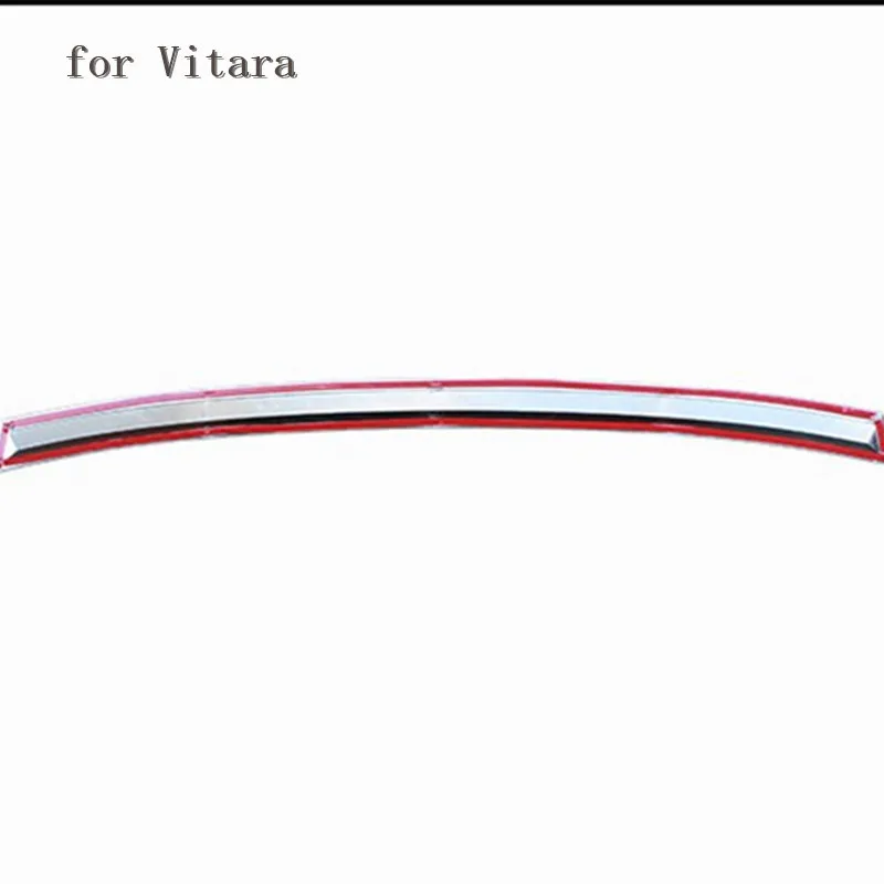 

Car-styling fit for Suzuki Vitara 2015 2016 2017 2018 high quality ABS Chrome Front hood machine trim cover strip car