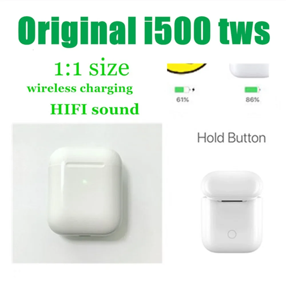 Новейшая модель i500 TWS беспроводные наушники с Bluetooth 5 0 супер басами не W1 чип pk i20 i80