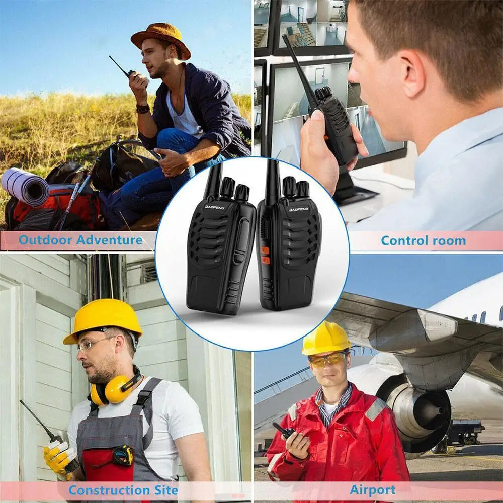 

1Pcs Baofeng BF-888S Two-way Radio UHF Handheld 2Watt with Communication Walkie Station Headset Radio Talkie Equipmen