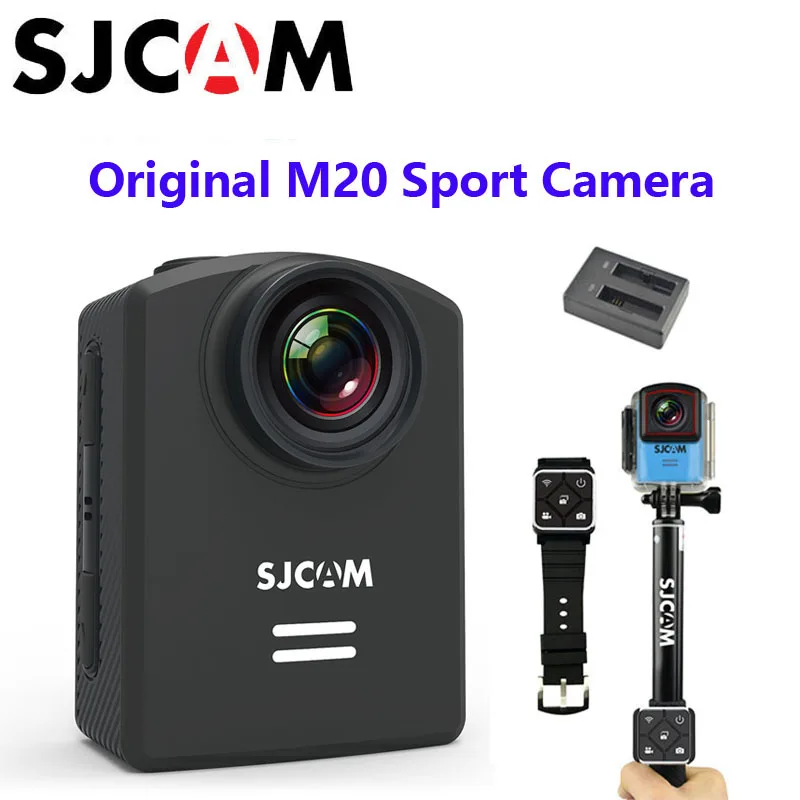 Бесплатная Доставка! Новинка Спортивная Экшн камера SJCAM M20 Wifi Gyro HD 2160P 16 Мп Bluetooth