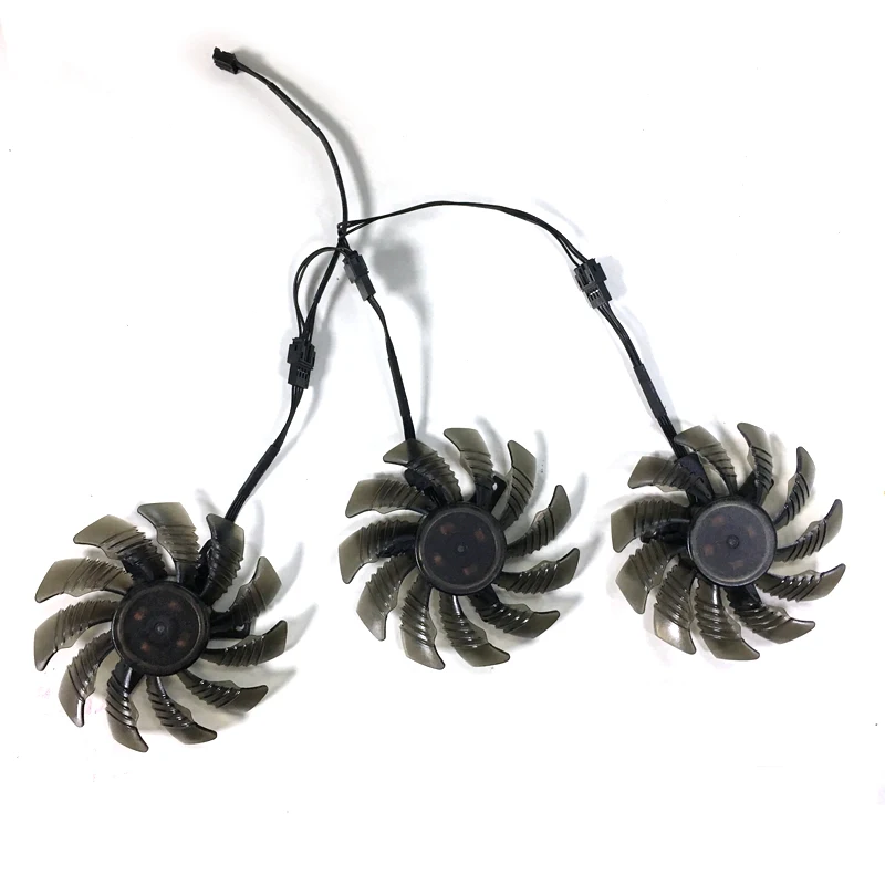 

New 75mm T128010su Cooling fan For Gigabyte AORUS GTX 1060 1070 1080 G1 GTX 1070Ti 1080Ti 960 980Ti 760 Graphics fan replacement