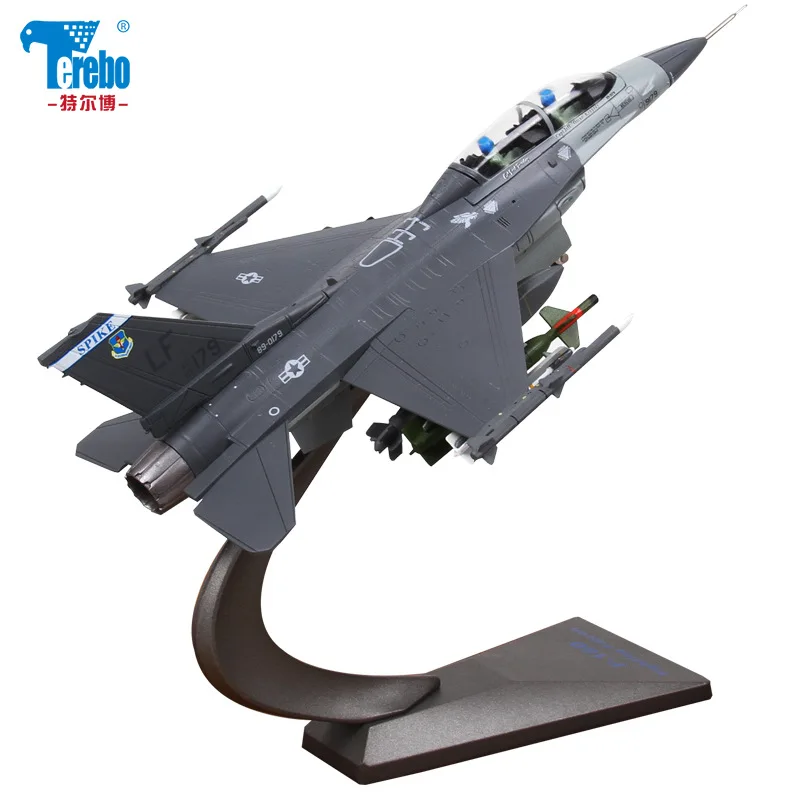 Terebo 1: 72 моделирование F16 модель истребителя Американский Тренч самолета