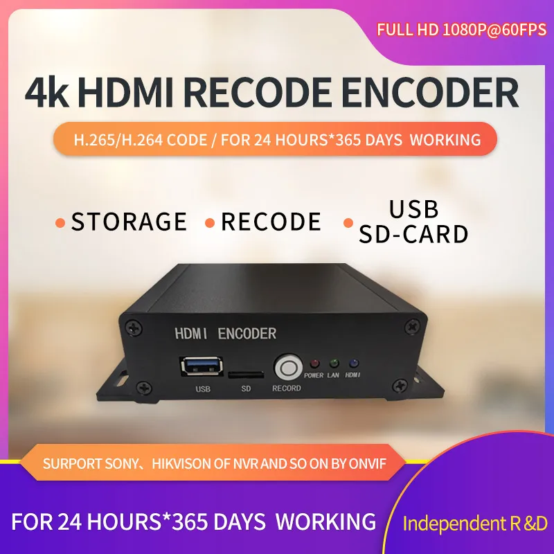 4K HDMI RECODE ENCODER
