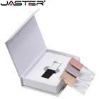 Usb-флеш-накопитель JASTER под розовое золото, с коробкой, usb 2,0