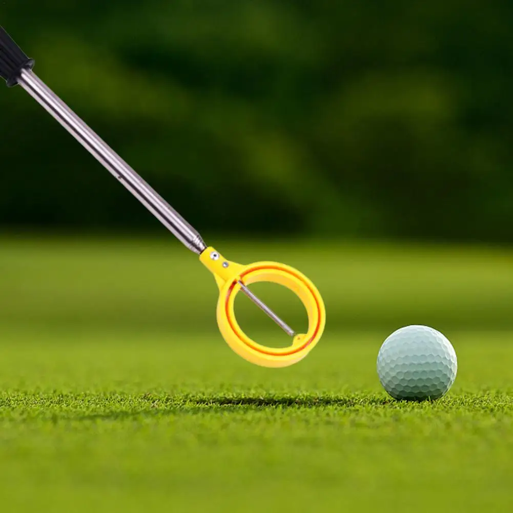 

1.85m Golf Ball Pick Up Tools Telescopic Golf Ball Retriever Retracted Golf Pick Up Automatic Locking Scoop Picker