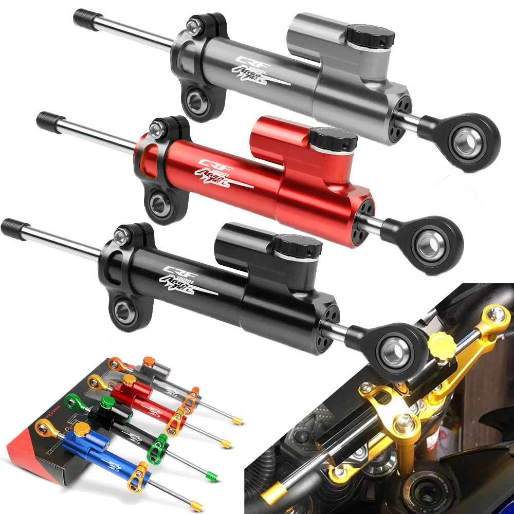 

For HONDA Africa Twin CRF1000L 1990-2019 XRV 750 CRF 1000L 1991 1992 1993 1994 Motorcycle Adjustable Steering Damper Stabilizer