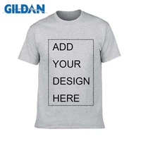 gildan brand customized mens t shirt print your own design high quality breathable cotton t shirt for men plus size xs 3xl