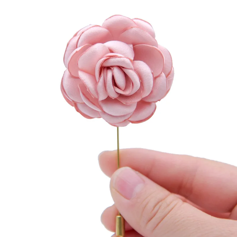 

1pcs Simple Wedding Bride Brooch Artificial Flowers Boutonniere Children Dance Corsage