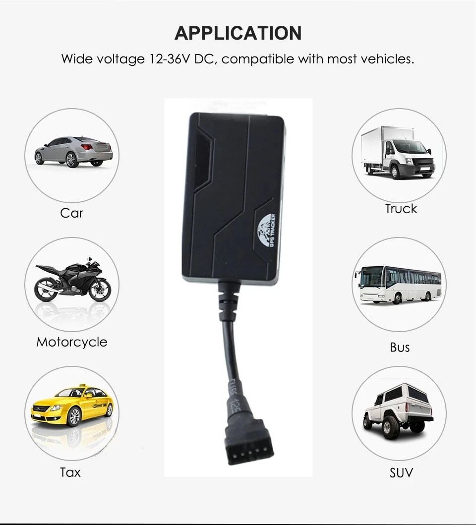 Фонарь GPS TK311C устройство для отслеживания автомобиля мотоцикла
