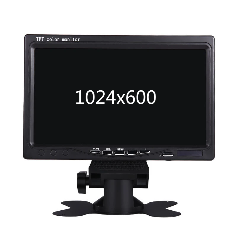 

10Pcs/Lot 7 Inch Car Headrest Display Monitor Rear View Display For Rearview Reverse Backup Camera Car Tv Display 1024x600