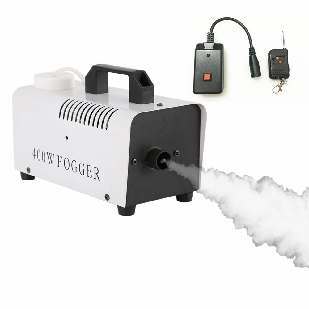 

Portable Wireless Remote Control Fog Machine,Mini Fogger Ejector For Bar DJ Party Weddings Show,Stage Effects 400W Smoke Machine