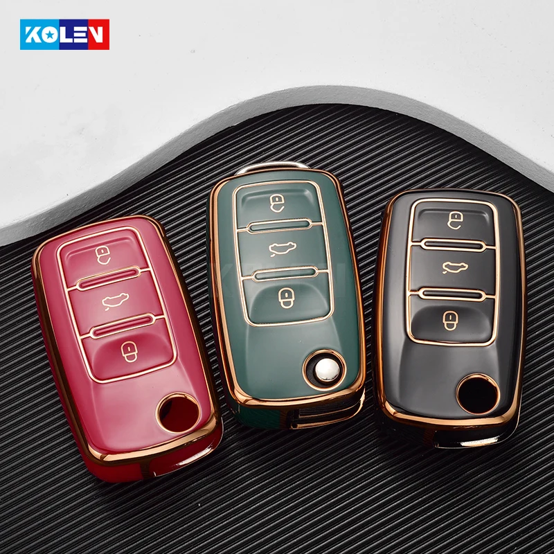 Мягкий ТПУ чехол для VW Volkswagen Polo Tiguan Jetta Passat B5 B6 B7 Golf Beetle For Skoda Octavia | Автомобили и