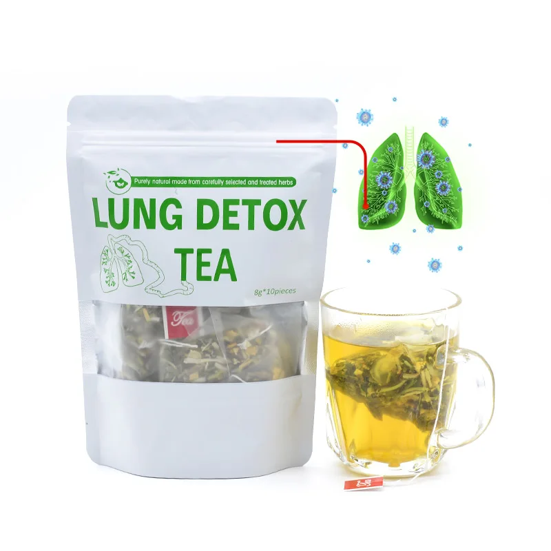 2 packs Chinese herbs Hot selling Lung Detox Tea Traditional Healthy Help to Anti Virus Herbal Drink for Health Care | Красота и