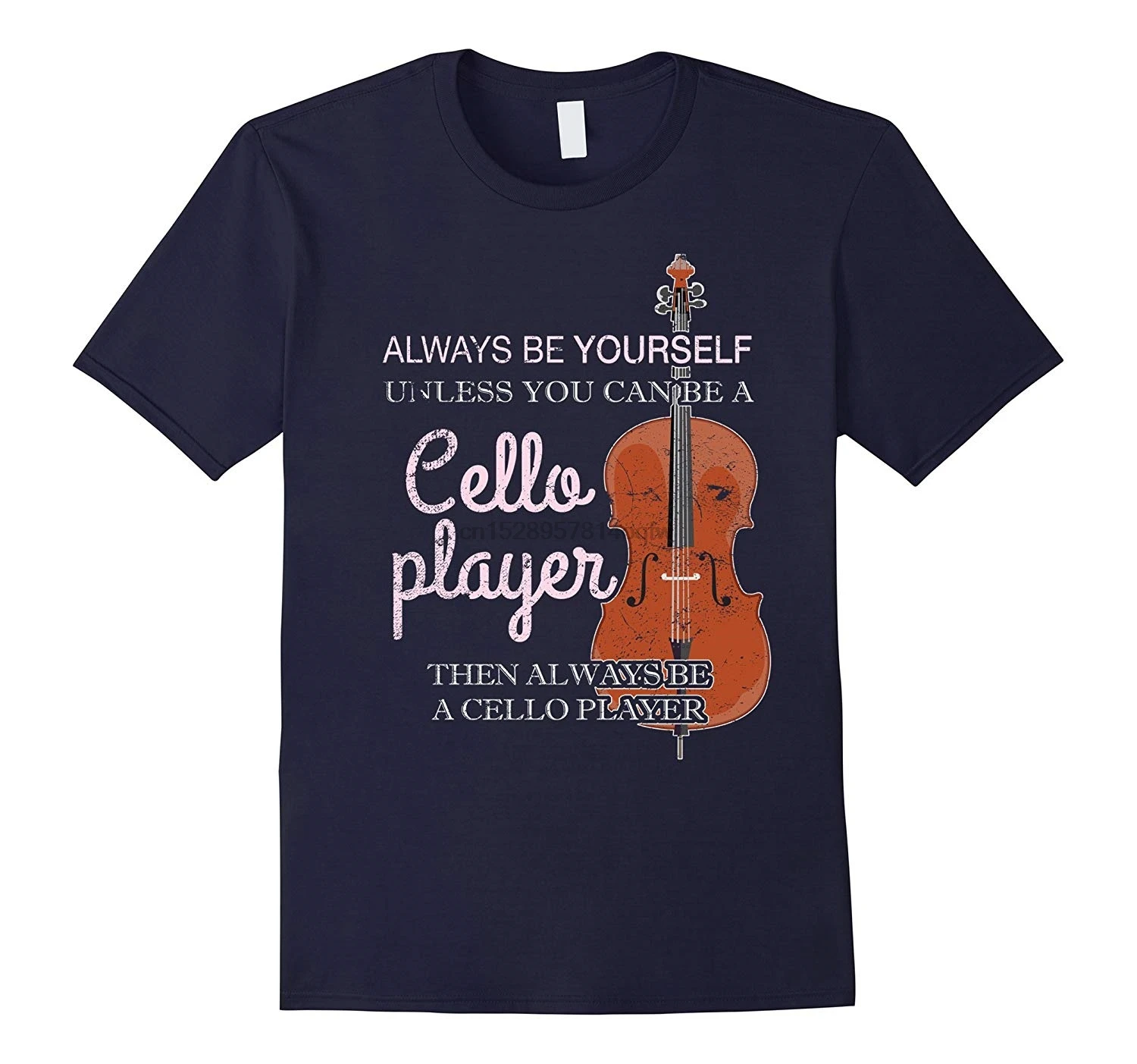 Мужская футболка всегда быть собой если только вы не можете виолончельником
