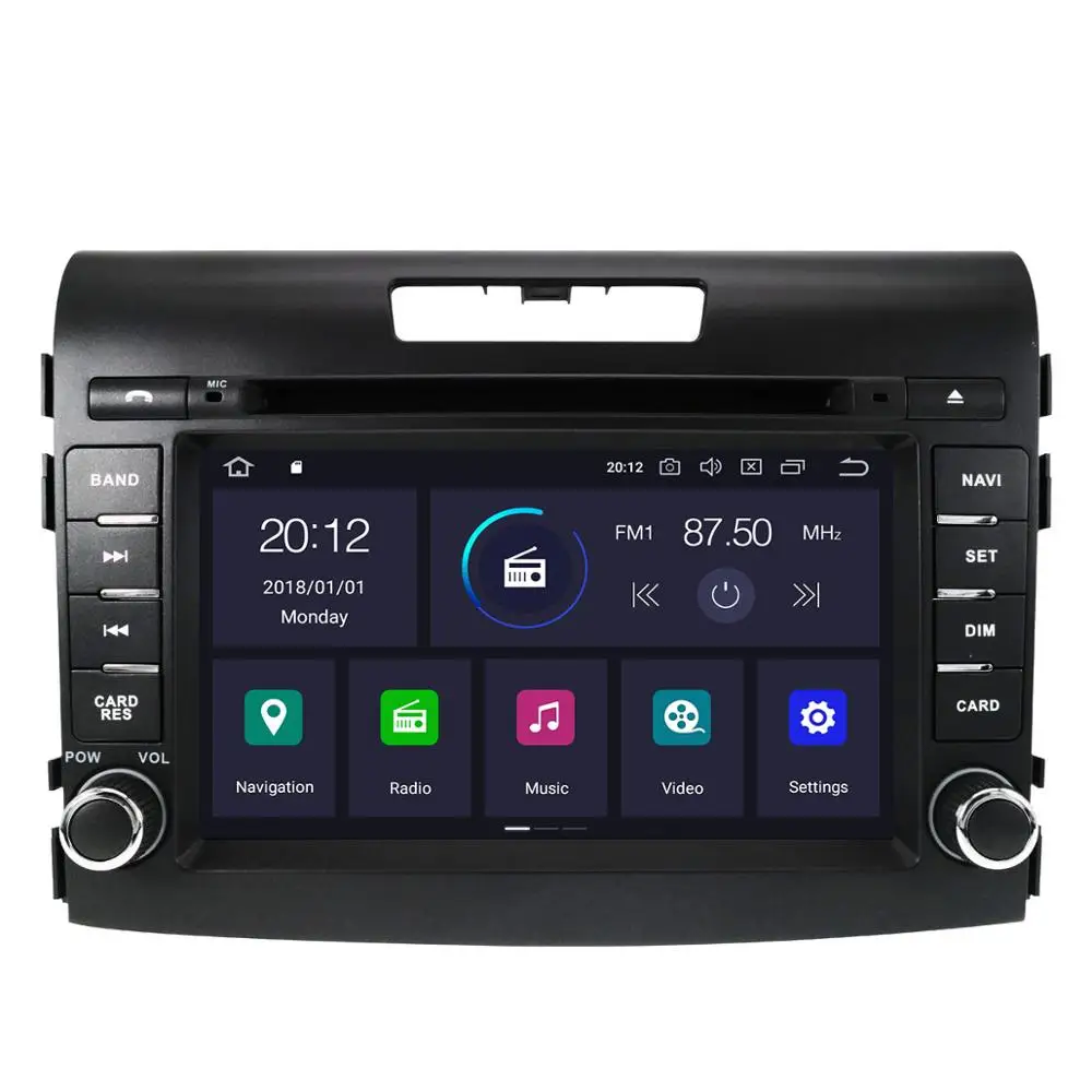 Новые Android8.0 Android7.1 dvd-плеер для Honda CRV 2012- gps навигации стерео блок Радио головного устройства мультимедиа