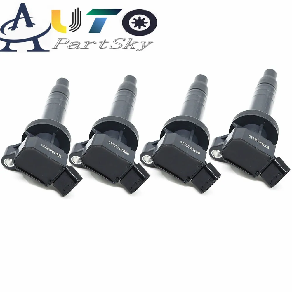 

Автомобильные катушки 90919-02239 UF-247, США, 4 шт., катушка зажигания для 2000-2005 Celica Corolla Matrix MR2 1,8 90919 02239 9091902239